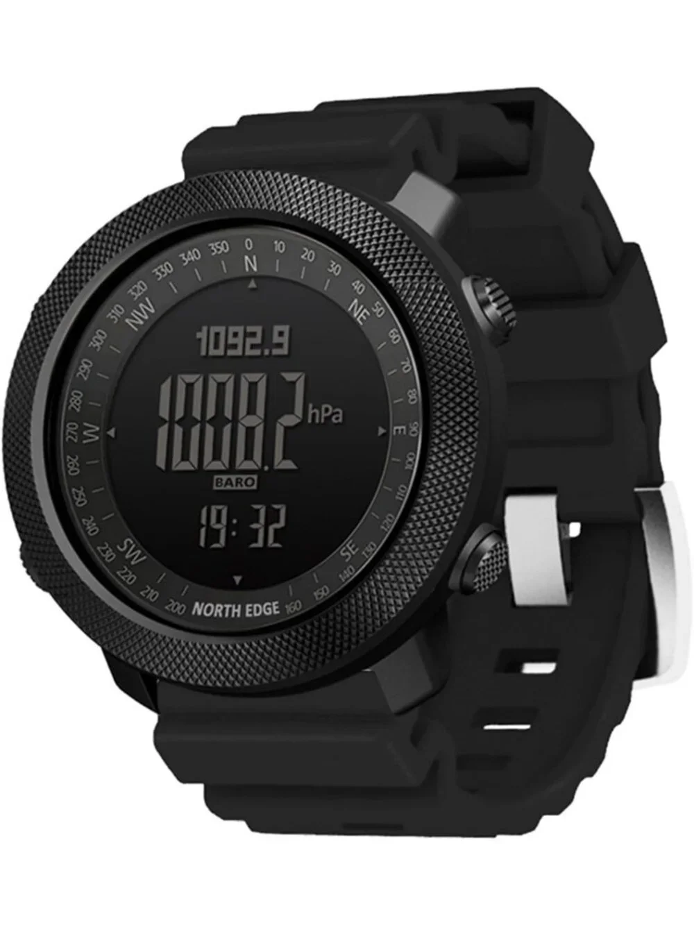 Outdoor Digital Watch for Men - Altimeter, Barometer, Compass, Pedometer, 50M